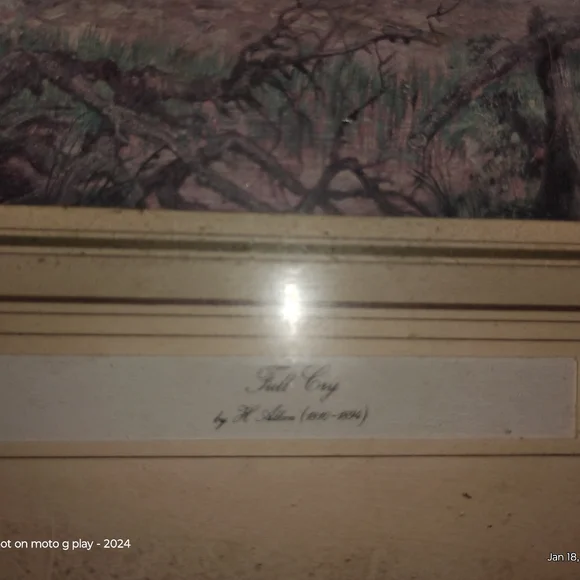 Hunting Pictures Set Of 3 Matching Pieces - Picture 2 of 9